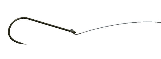 Fishing hook with steel leader 